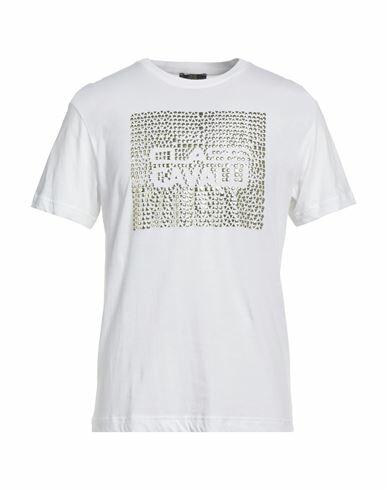 Cavalli Class Man T-shirt White Cotton Cover