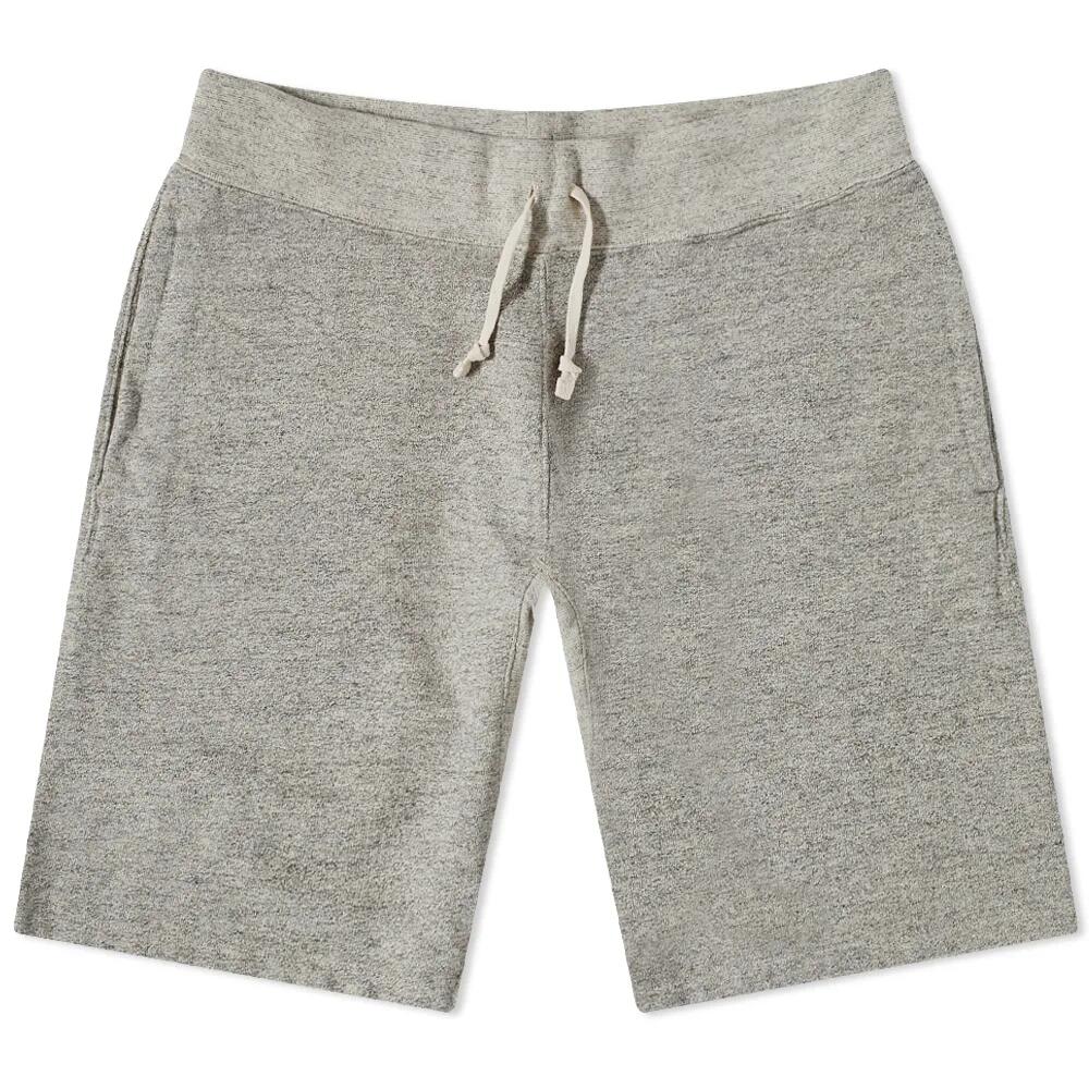 RRL Men's Sweat Short in Athletic Grey Heather Cover