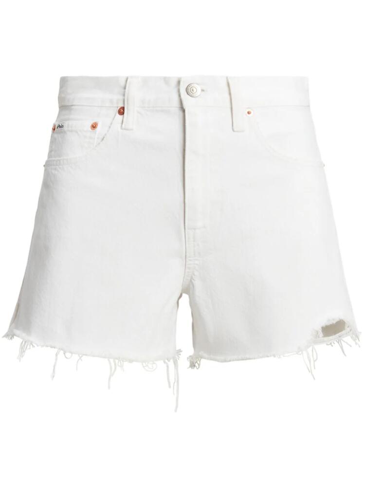 Polo Ralph Lauren raw-cut denim shorts - White Cover