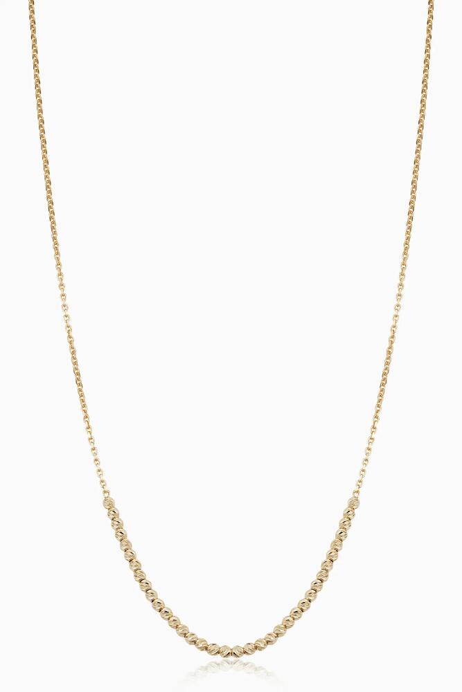 Oradina 14K Yellow Gold Celebration Ball Choker Cover