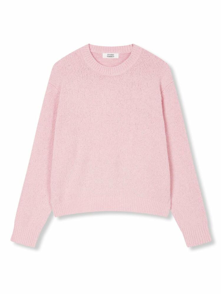 STUDIO TOMBOY crew-neck cotton jumper - Pink Cover