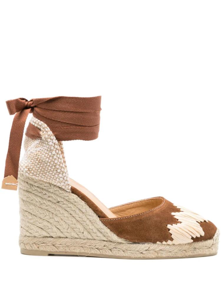 Castañer Cande 100mm wedge espadrilles - Brown Cover