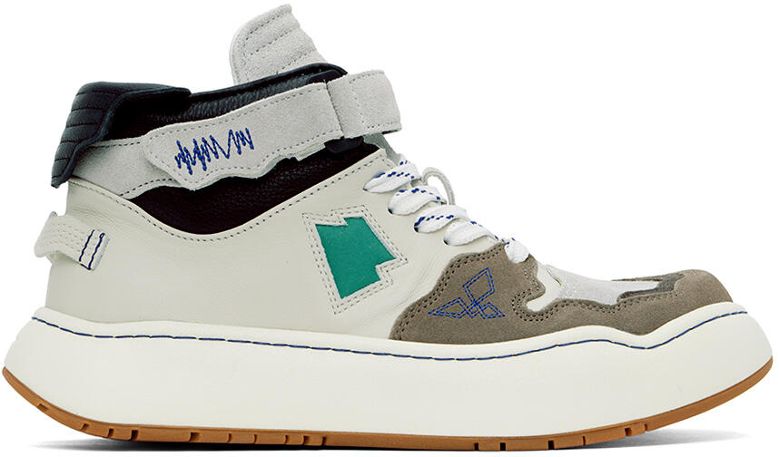 ADER error Green & Gray Log KHALIF Sneakers Cover