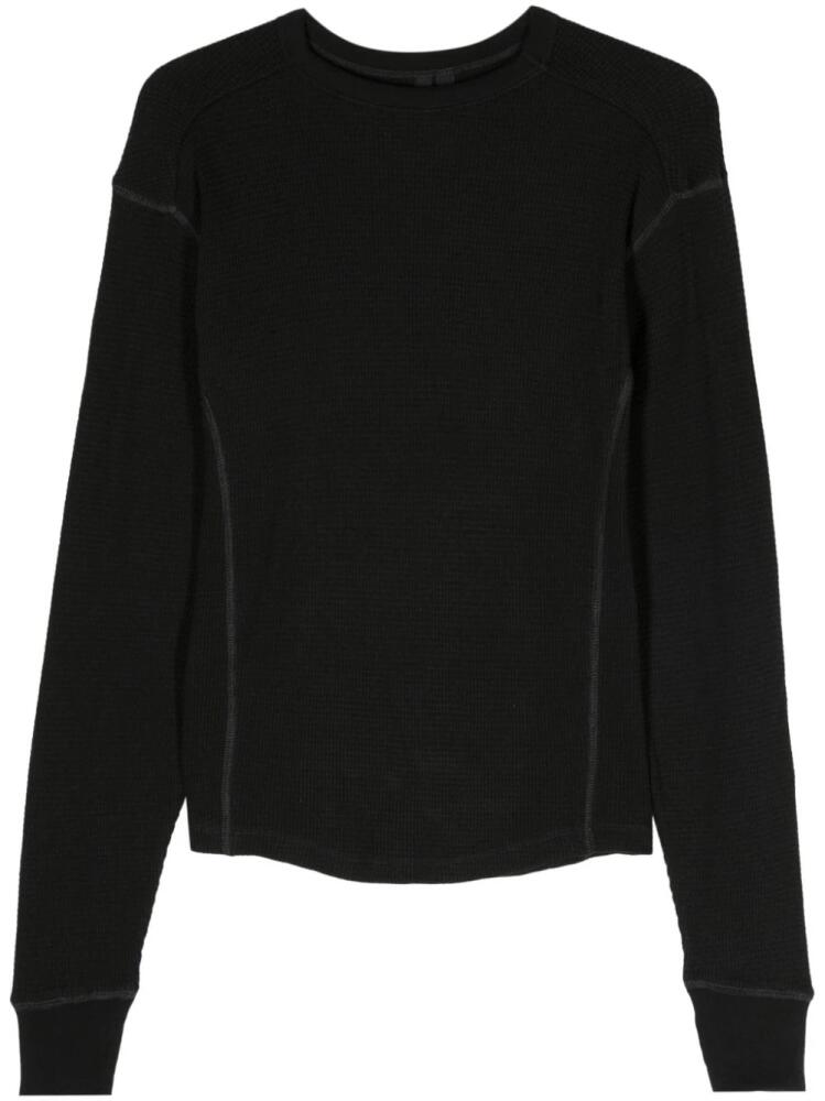 ENTIRE STUDIOS Thermal cotton T-shirt - Black Cover