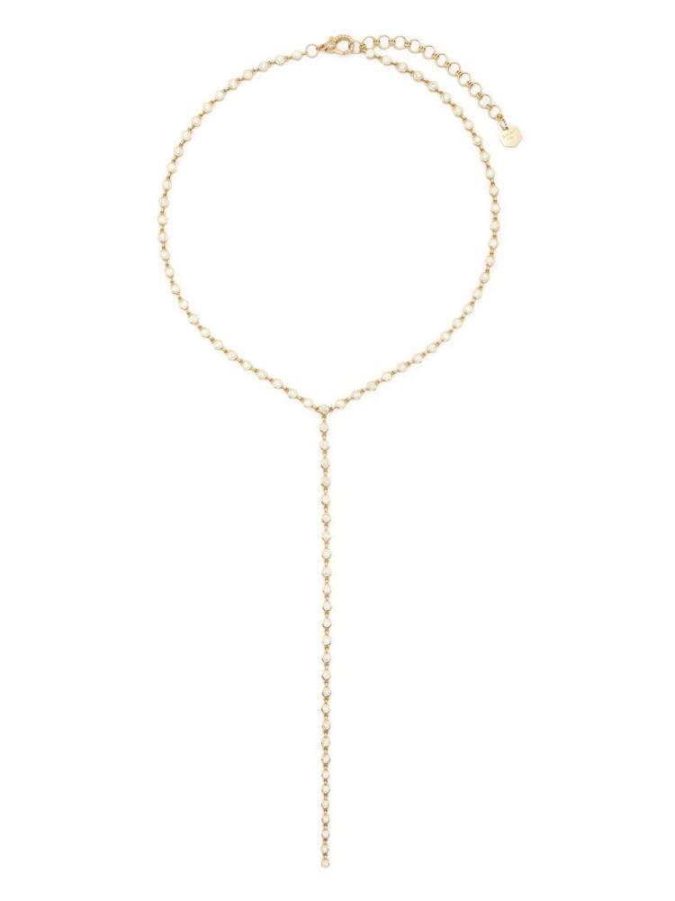 SHAY 18kt yellow gold diamond lariat necklace Cover