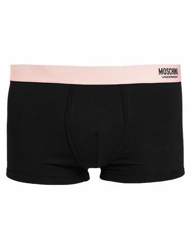 Moschino Man Boxer Black Cotton, Elastane Cover