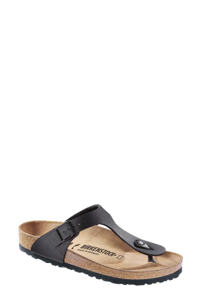 Birkenstock Gizeh Birko-Flor Flip Flop in Black Cover