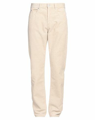 Isabel Marant Man Pants Cream Cotton, Linen Cover