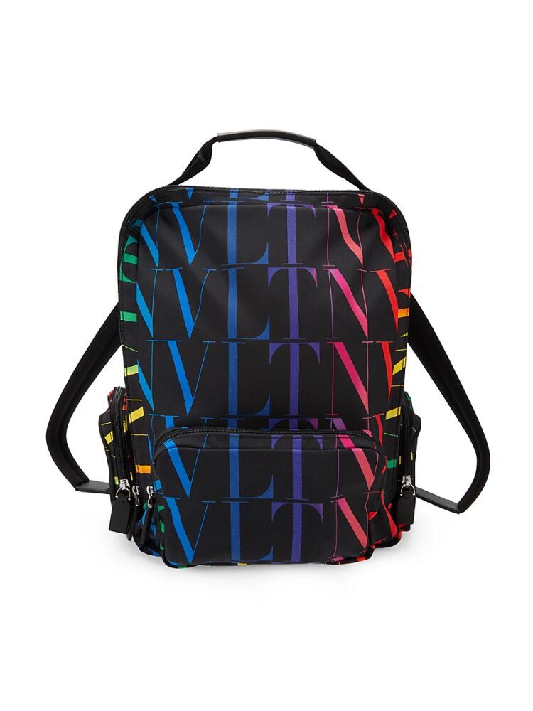 Valentino Garavani Men's Logo Backpack - Nero Cover