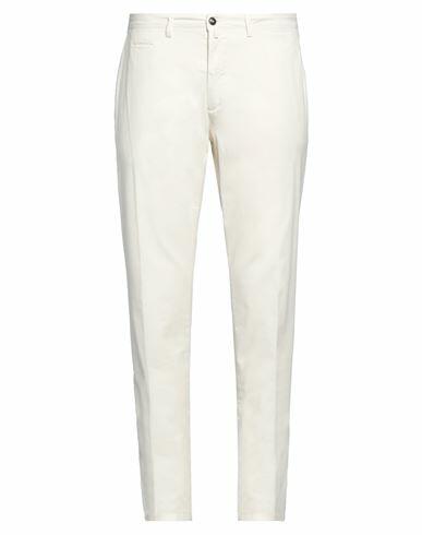 Briglia 1949 Man Pants White Cotton, Elastane Cover