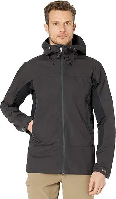 Fjallraven Abisko Lite Trekking Jacket (Dark Grey/Black) Men's Clothing Cover