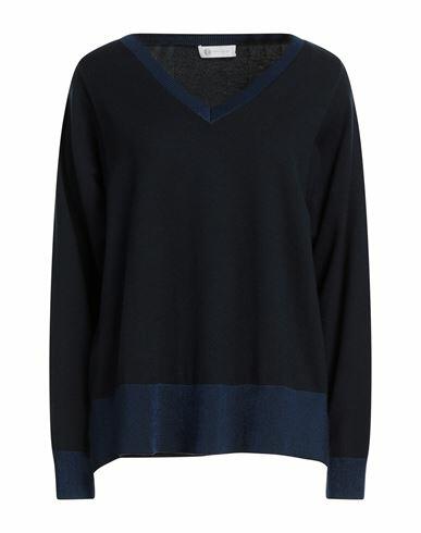 Diana Gallesi Woman Sweater Midnight blue Polyester, Acrylic, Viscose, Polyamide Cover