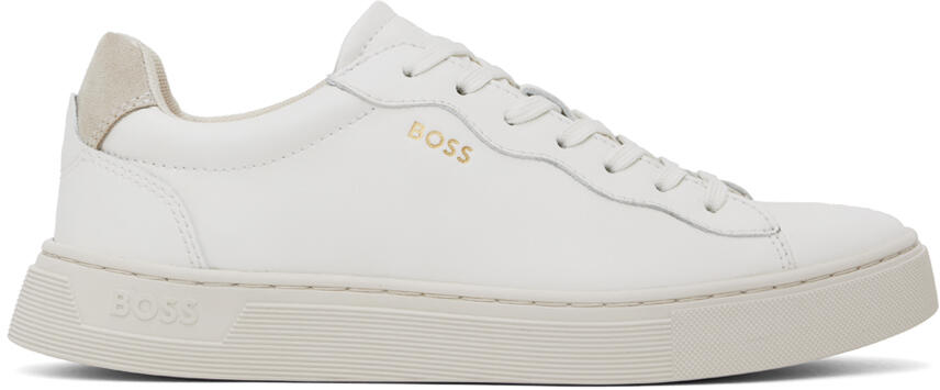 BOSS White Logo Sneakers Cover