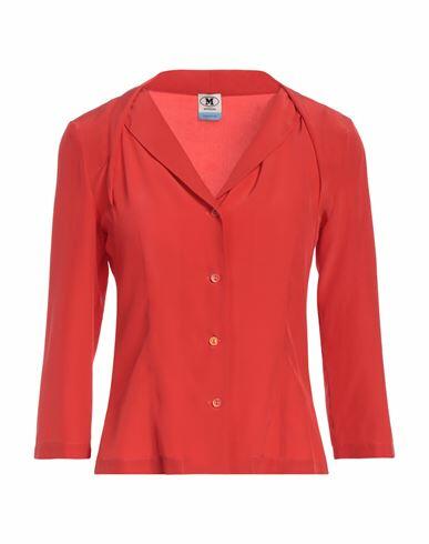 M Missoni Woman Shirt Red Silk Cover