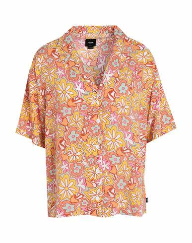 Vans Resort Floral Ss Woven Woman Shirt Orange EcoVero viscose Cover