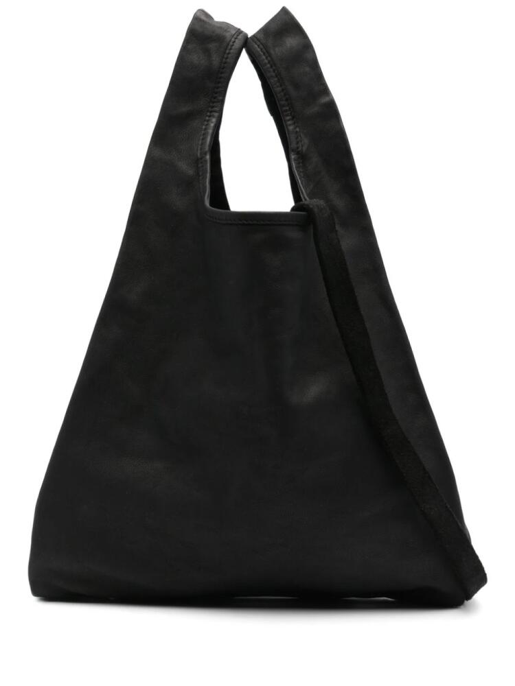 Guidi leather shoulder bag - Black Cover