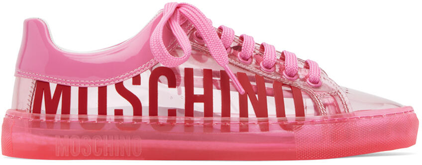 Moschino Transparent Logo Sneakers Cover