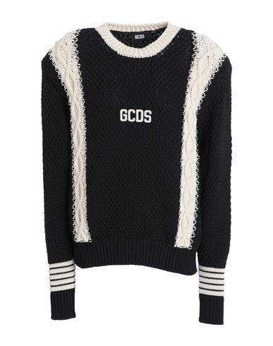 Gcds Woman Sweater Black Cotton Cover