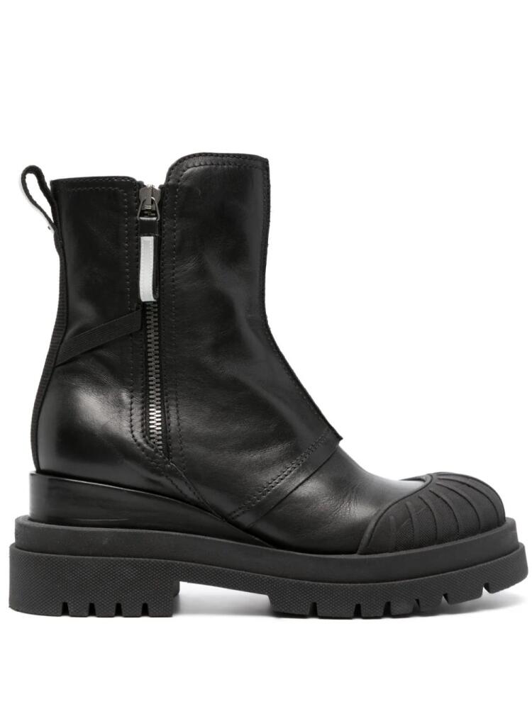 Premiata Jiro leather ankle-length boots - Black Cover