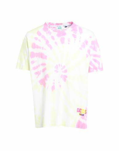 Gcds Man T-shirt Pink Cotton Cover