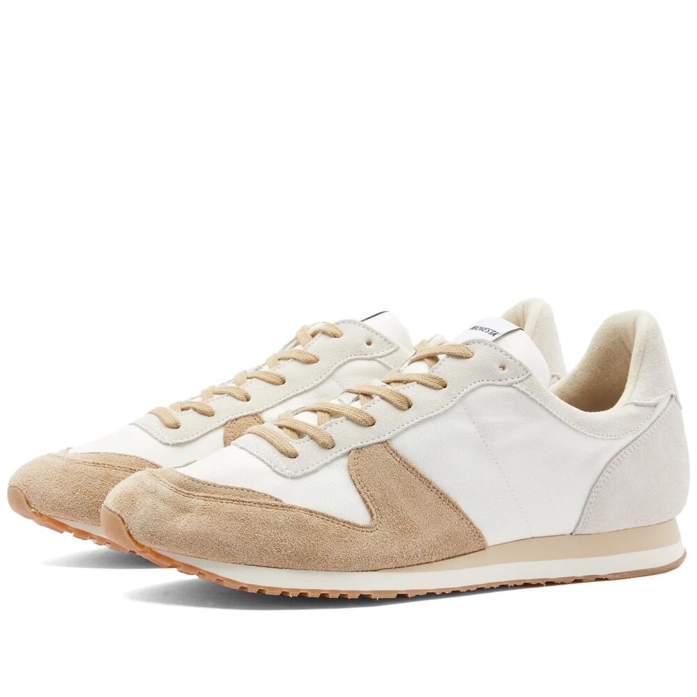 Novesta Marathon Trail Sneakers in White/Beige Cover