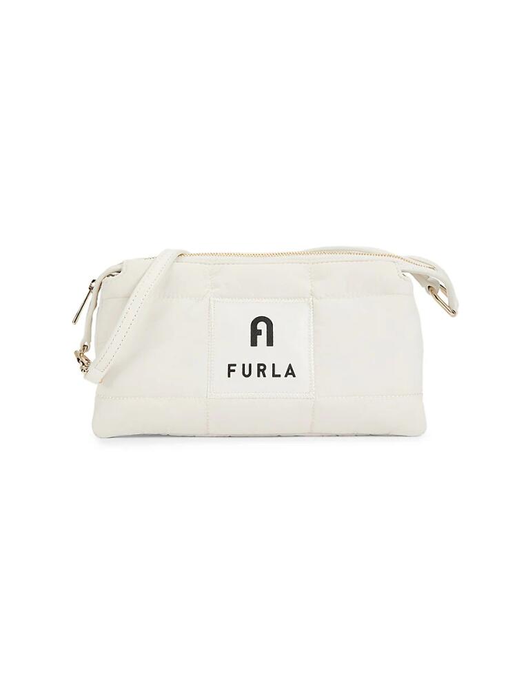 Furla Women's Logo Quilted Crossbody Bag - Talco Cover