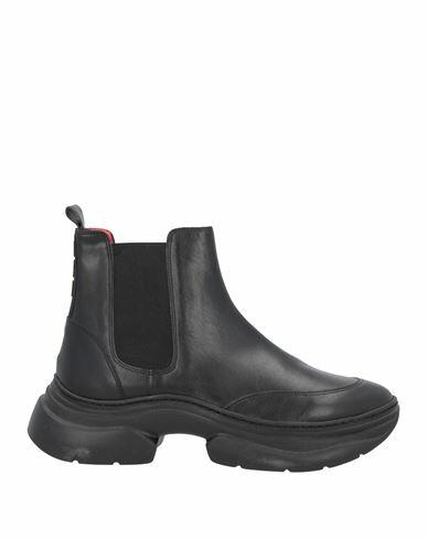 181 Woman Ankle boots Black Soft Leather Cover