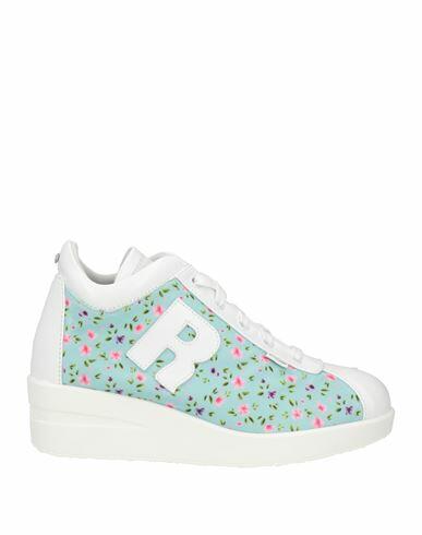 Rucoline Woman Sneakers Sky blue Calfskin, Cotton, Polyamide Cover