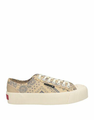 Paura X Superga Woman Sneakers Camel Textile fibers Cover