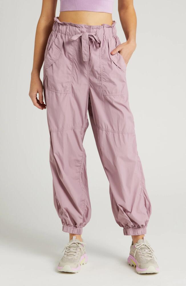 Free People FP Movement Paperbag Waist Pants in Vanilla Fig Cover