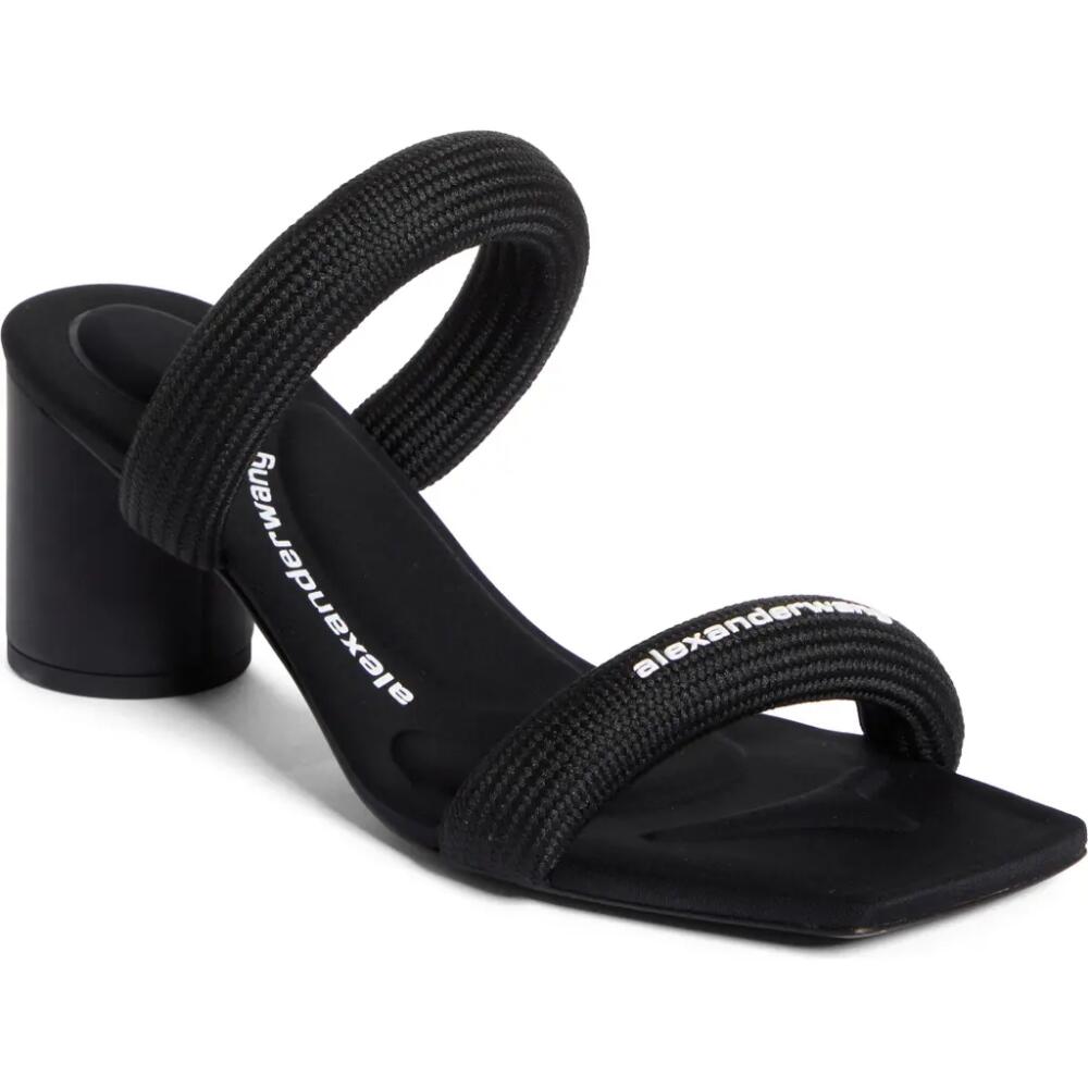 Alexander Wang Jax Tubular Slide Sandal in Black Cover