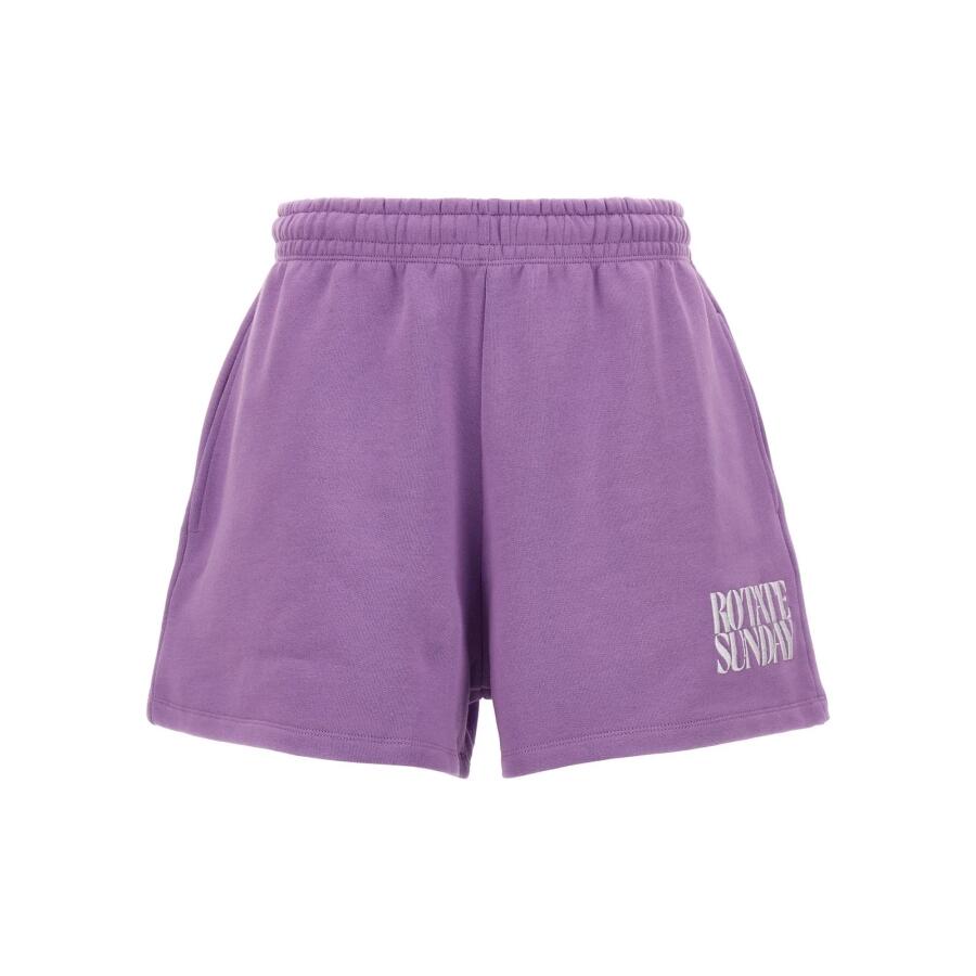 Rotate Logo-Embroidered Sweat Shorts Cover