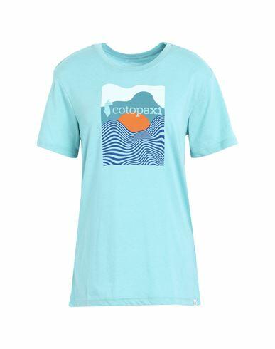 Cotopaxi Cotopaxi Vibe Organic Organic Woman T-shirt Turquoise Organic cotton, Recycled polyester Cover