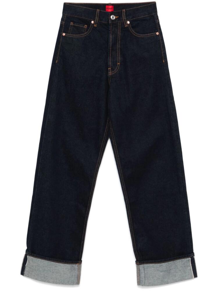 HUGO straight-leg jeans - Blue Cover