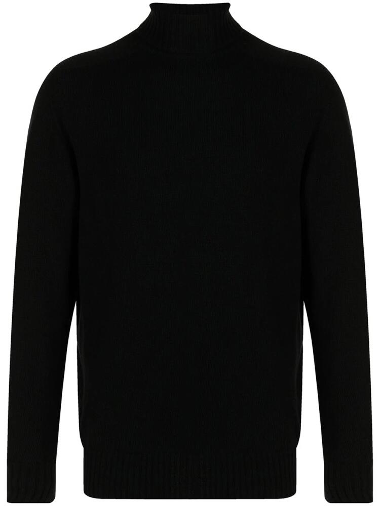 Officine Generale roll-neck knit jumper - Black Cover