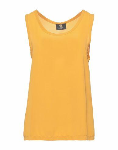 Gai Mattiolo Woman Top Ocher Polyester Cover