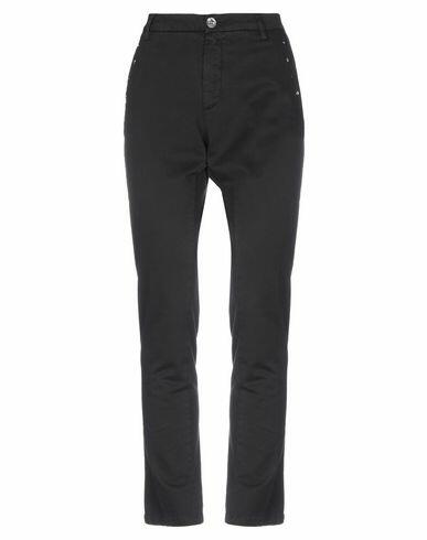 Aglini Woman Pants Black Cotton, Elastane Cover