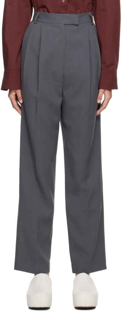 The Frankie Shop Gray Bea Trousers Cover