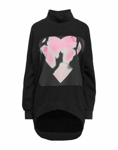 Brand Unique Woman Sweatshirt Black Cotton Cover