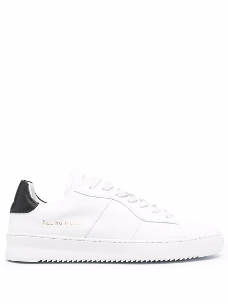 Filling Pieces logo low-top sneakers - White Cover