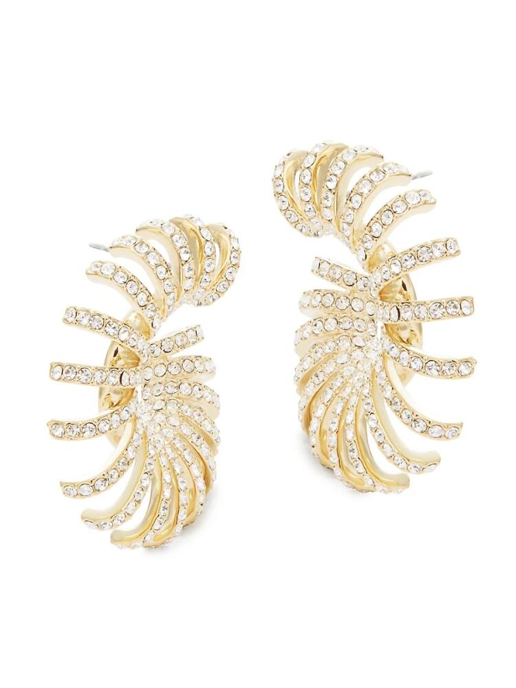 Adriana Orsini Women's Cassandra Pave Hoop Earrings Cover