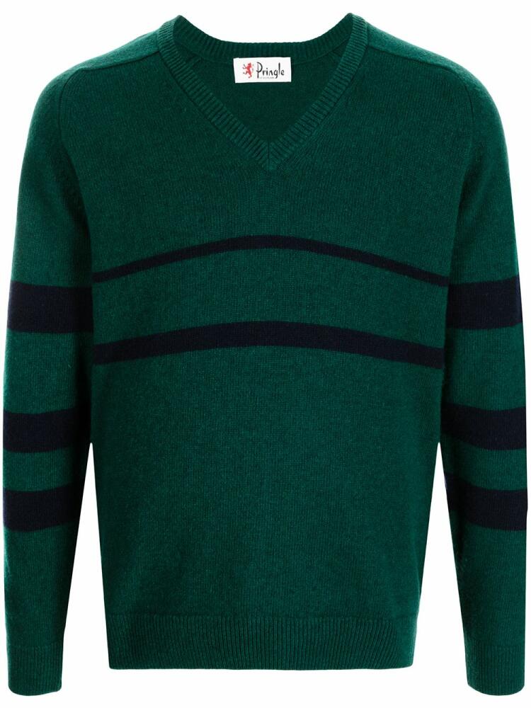 Pringle of Scotland Archive V-neck jumper - Green Cover