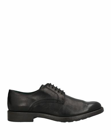 Angelo Pallotta Man Lace-up shoes Black Soft Leather Cover