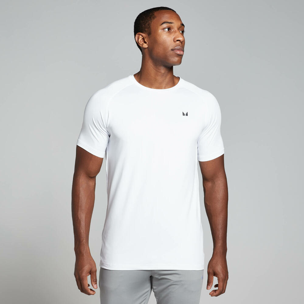 MP Men's Training Short Sleeve T-Shirt - White Cover