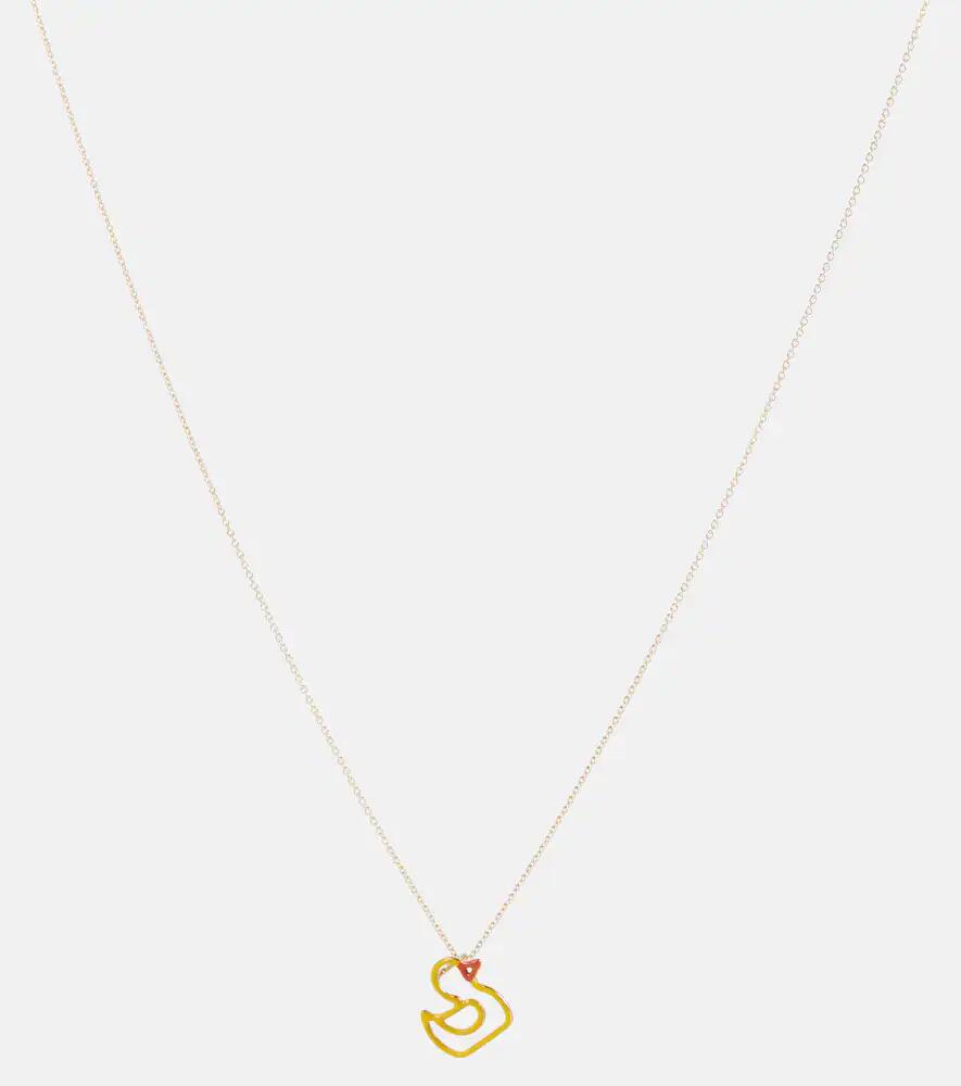 Aliita Patito 9kt gold necklace with enamel Cover