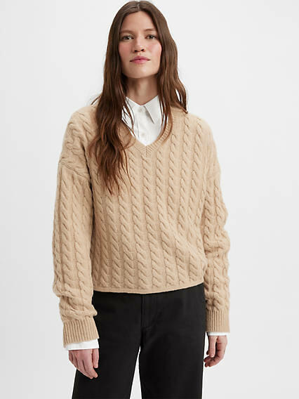 Levi's Rae Cable Knit Sweater - Women's Cover