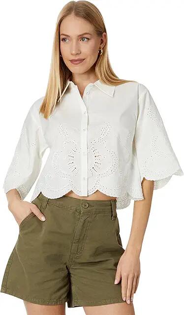 Joie Pheobe Top (Porcelain) Women's Clothing Cover