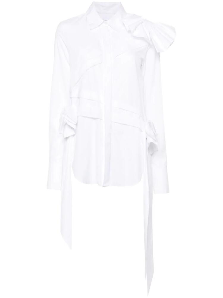 Viktor & Rolf drape bow shirt - White Cover