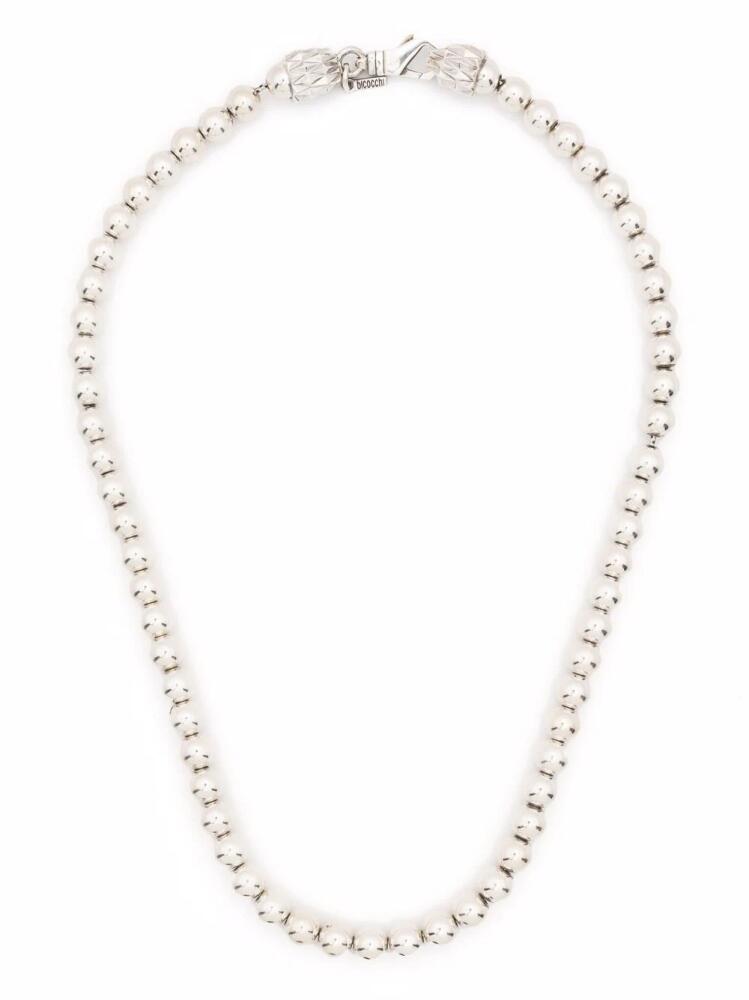 Emanuele Bicocchi beaded chain necklace - Silver Cover