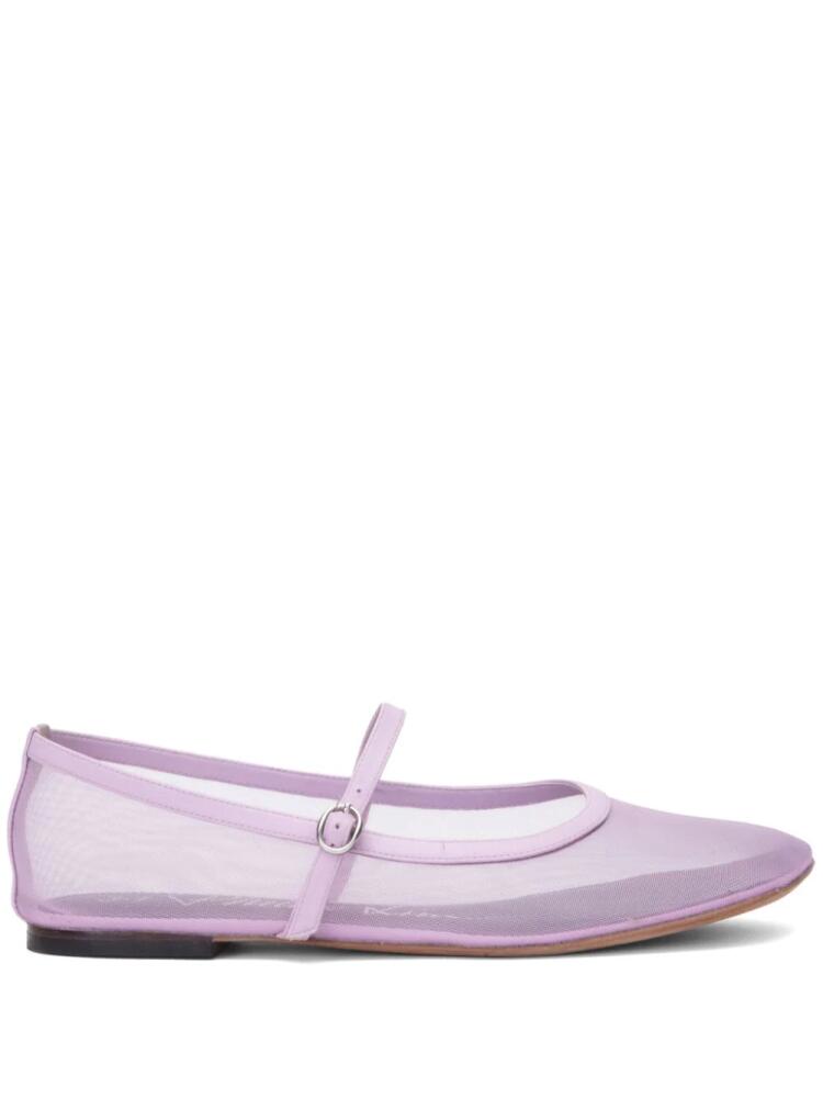 3.1 Phillip Lim ID mesh ballerina shoes - Purple Cover